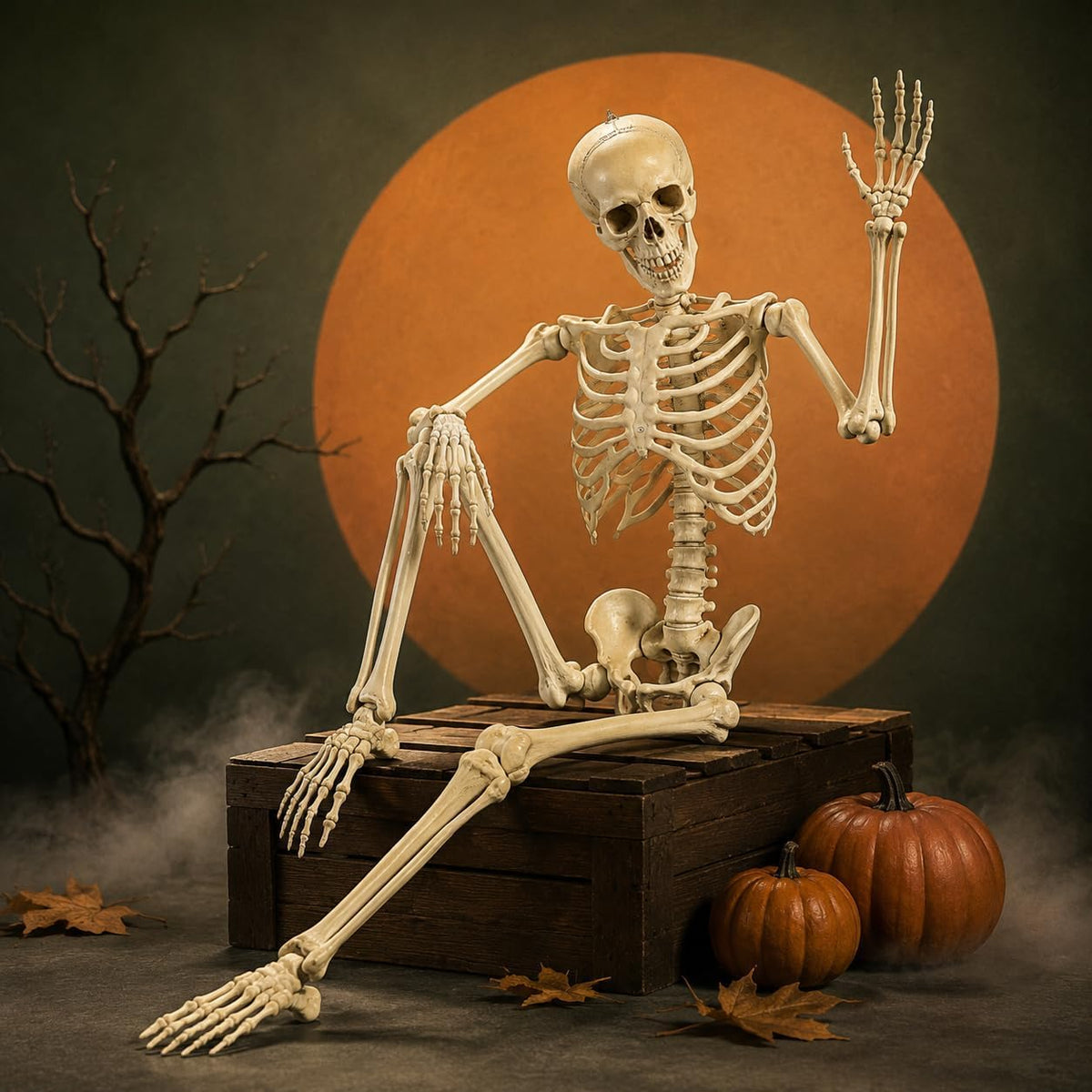 Life Size Posable Skeleton Prop Decoration S101096