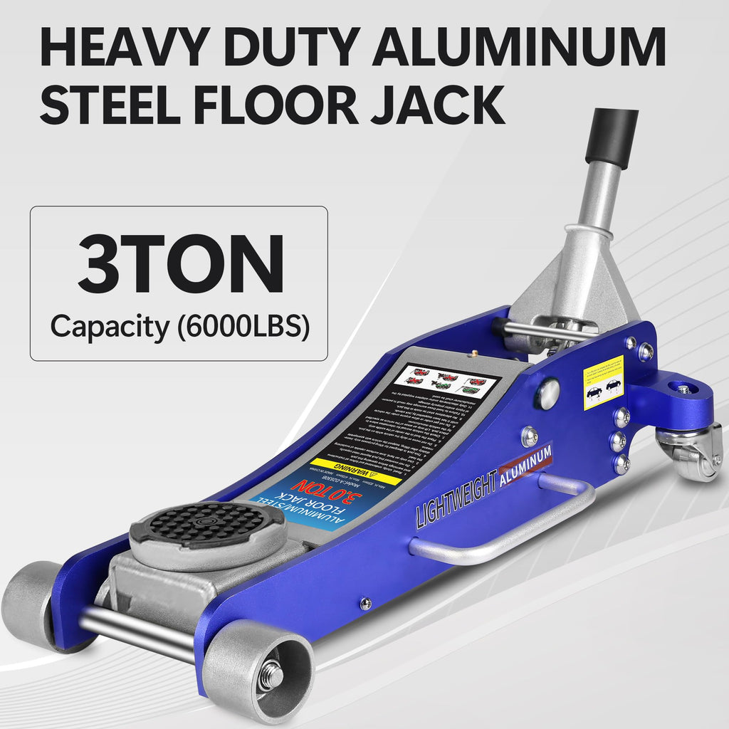 3 Ton Low Profile Aluminum and Steel Floor Jack T528990