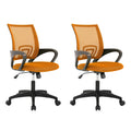 2 Pack Orange Mesh Adjustable Office Chair N806