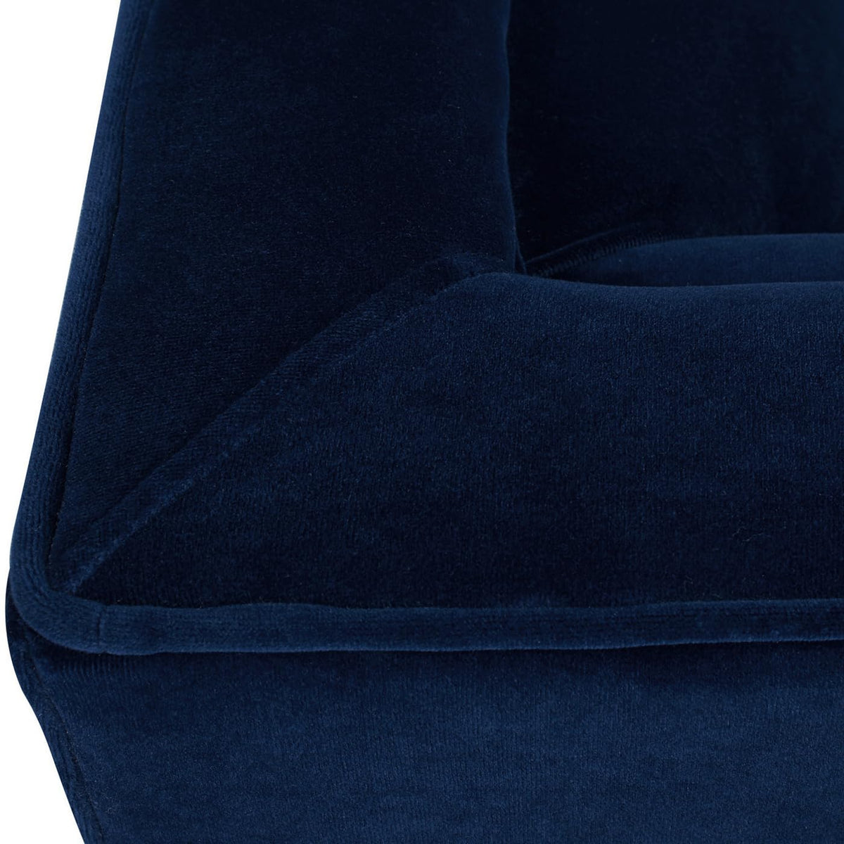 84" Navy Blue Tufted Velvet Sofa B5451