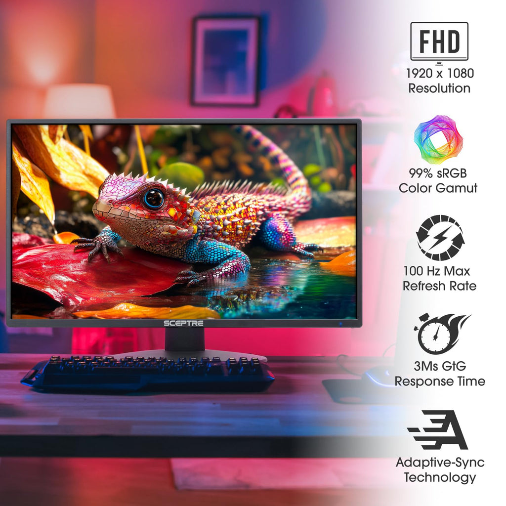 22 Inch FHD LED Monitor 75Hz 2X HDMI VGA B768092
