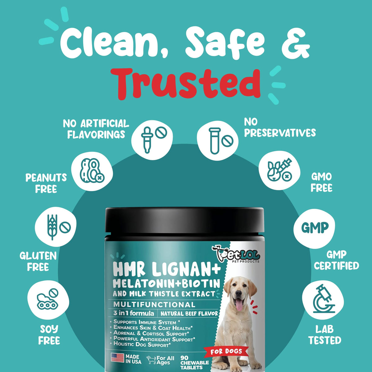 Melatonin, Biotin & Milk Thistle Complex for Dogs W652664