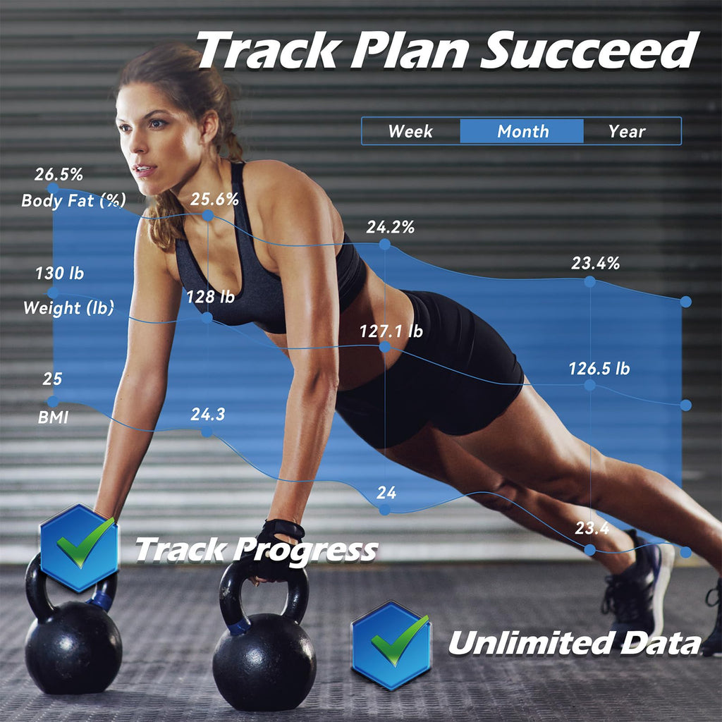 Smart Weight Scale with BMI Body Fat Muscle Mass Z56564
