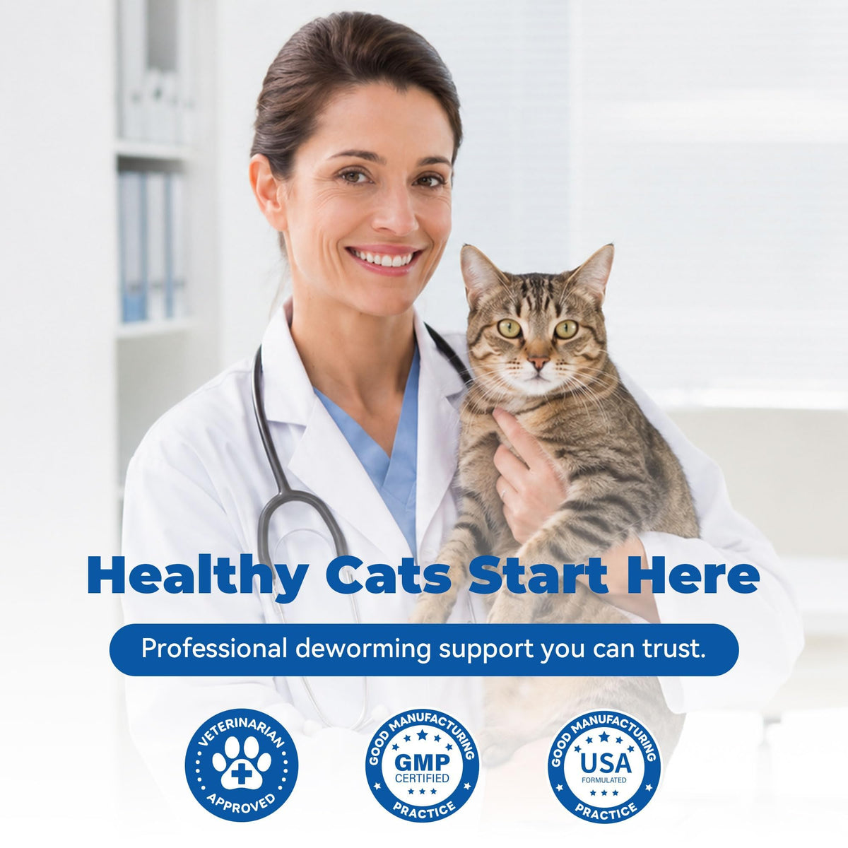 7 Way De-Wormer Chewable Tablets for Dogs & Cats, 50 Count T10110
