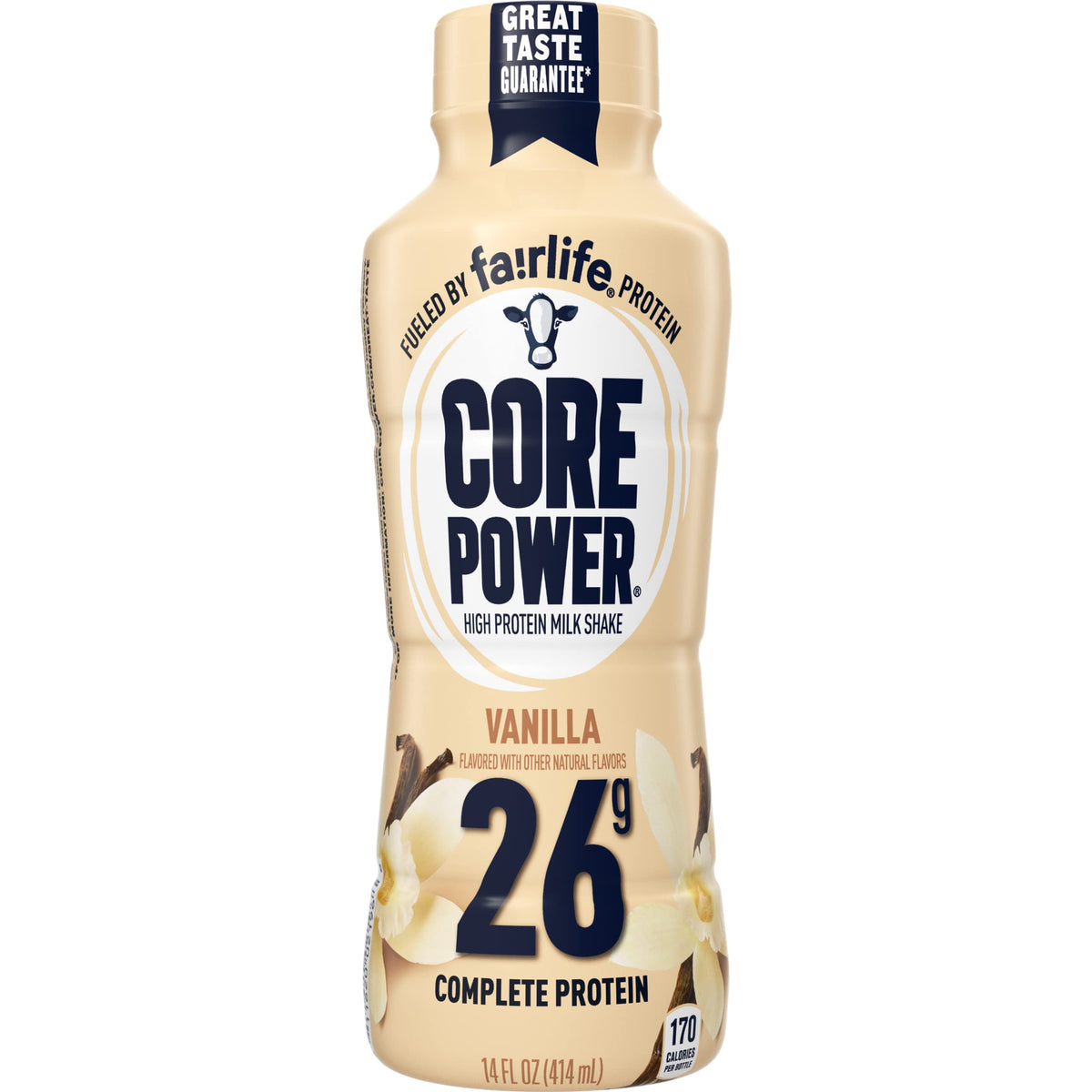 42g High Protein Vanilla Milk Shake 14 Fl Oz, 12 Count T584914