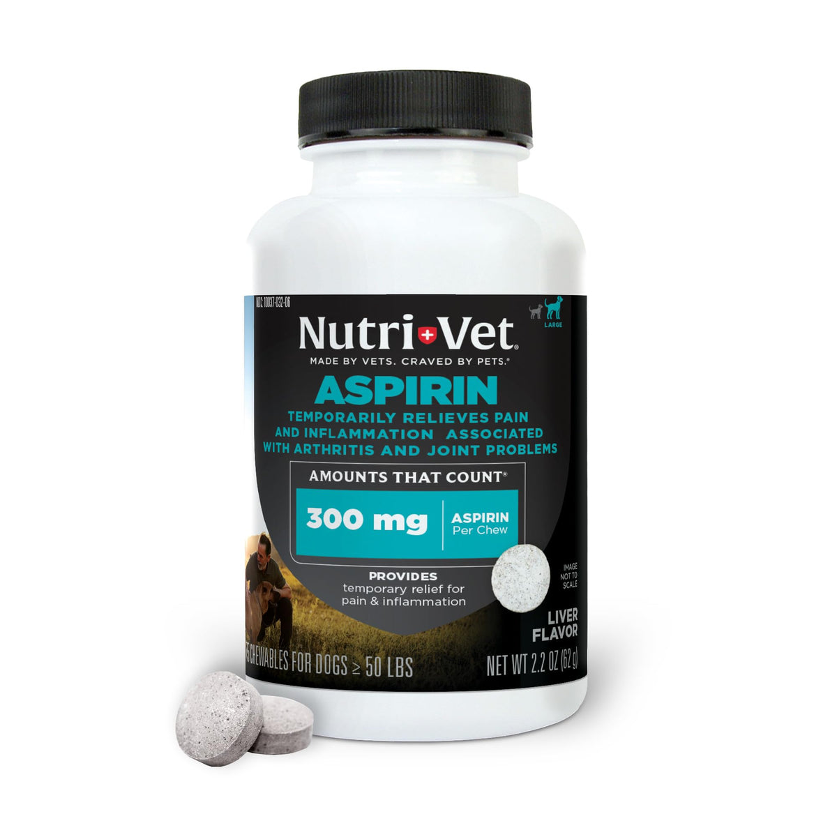 Aspirin Tablets for Large Dogs 300mg 75 Count Q1302