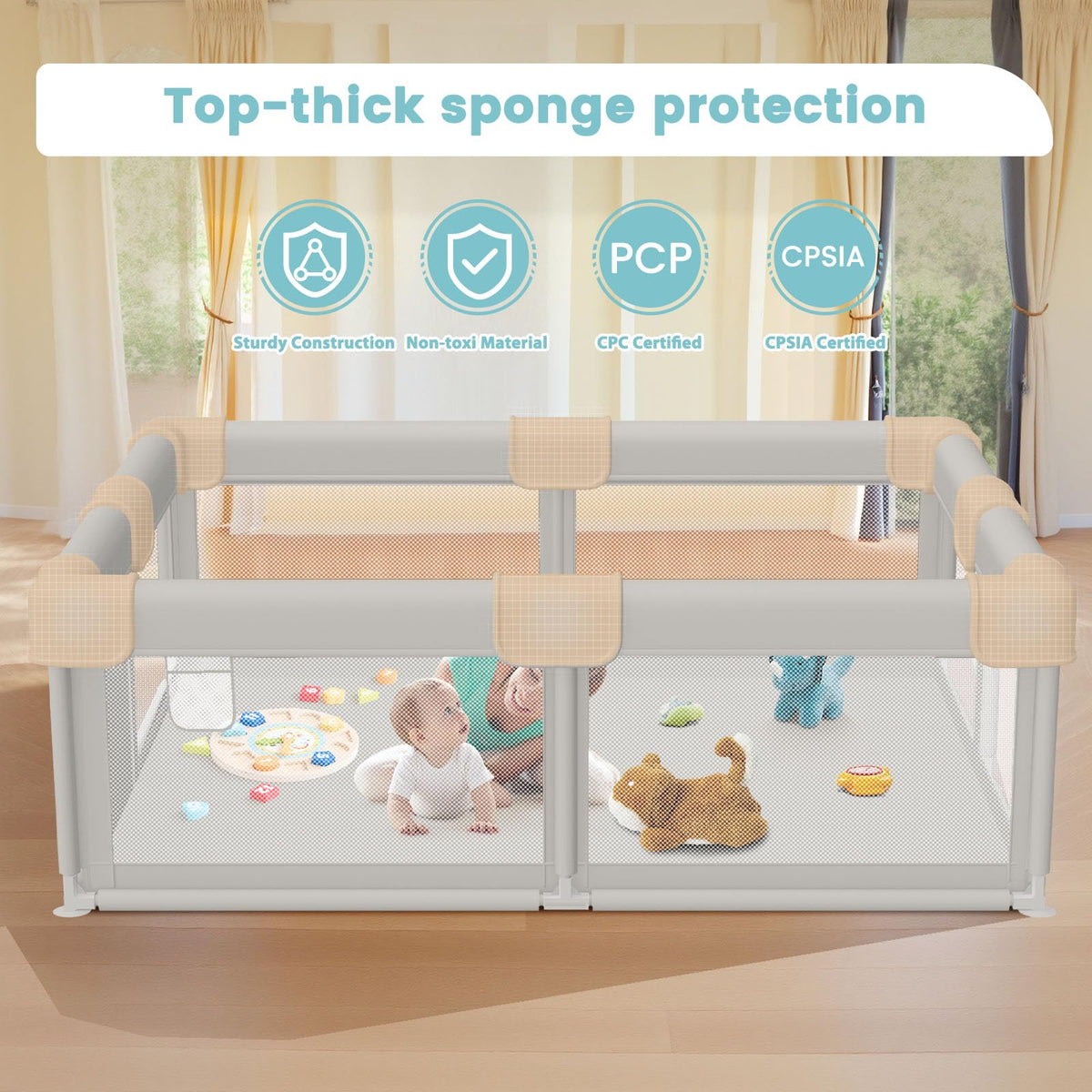 Baby Playpen with Gate R695