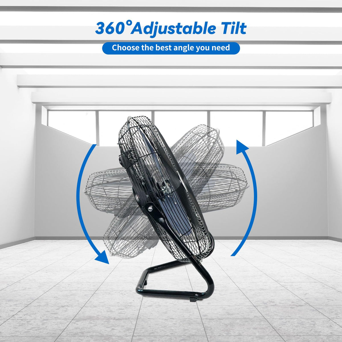 20 Inch High Velocity Industrial Floor Fan O751