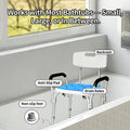Extra Wide 300 lbs Capacity Shower Chair with Arms & Back N9723