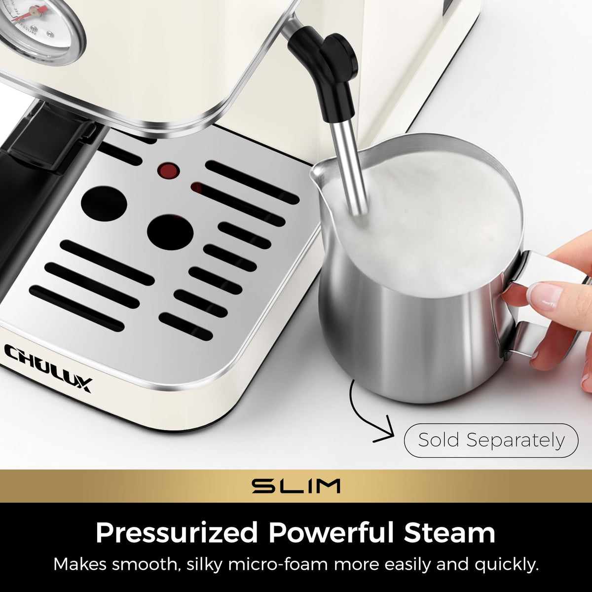Espresso Machine with Conical Burr Coffee Grinder N5932
