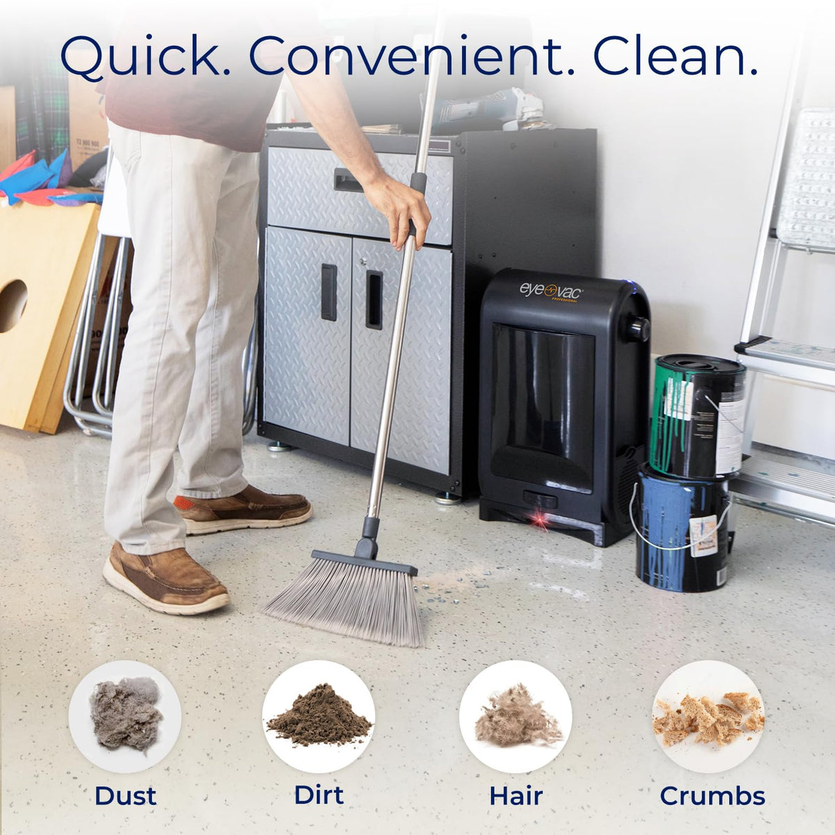 Touchless Automatic Dustpan Vacuum, Corded Bagless Canister Vacuum, 1400 Watt R81985
