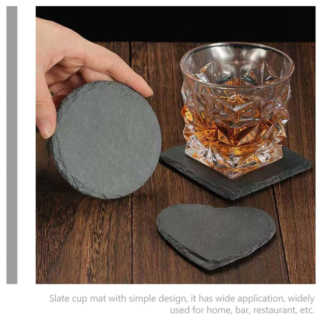 12pcs Natural Stone Drink Coasters Set O42027