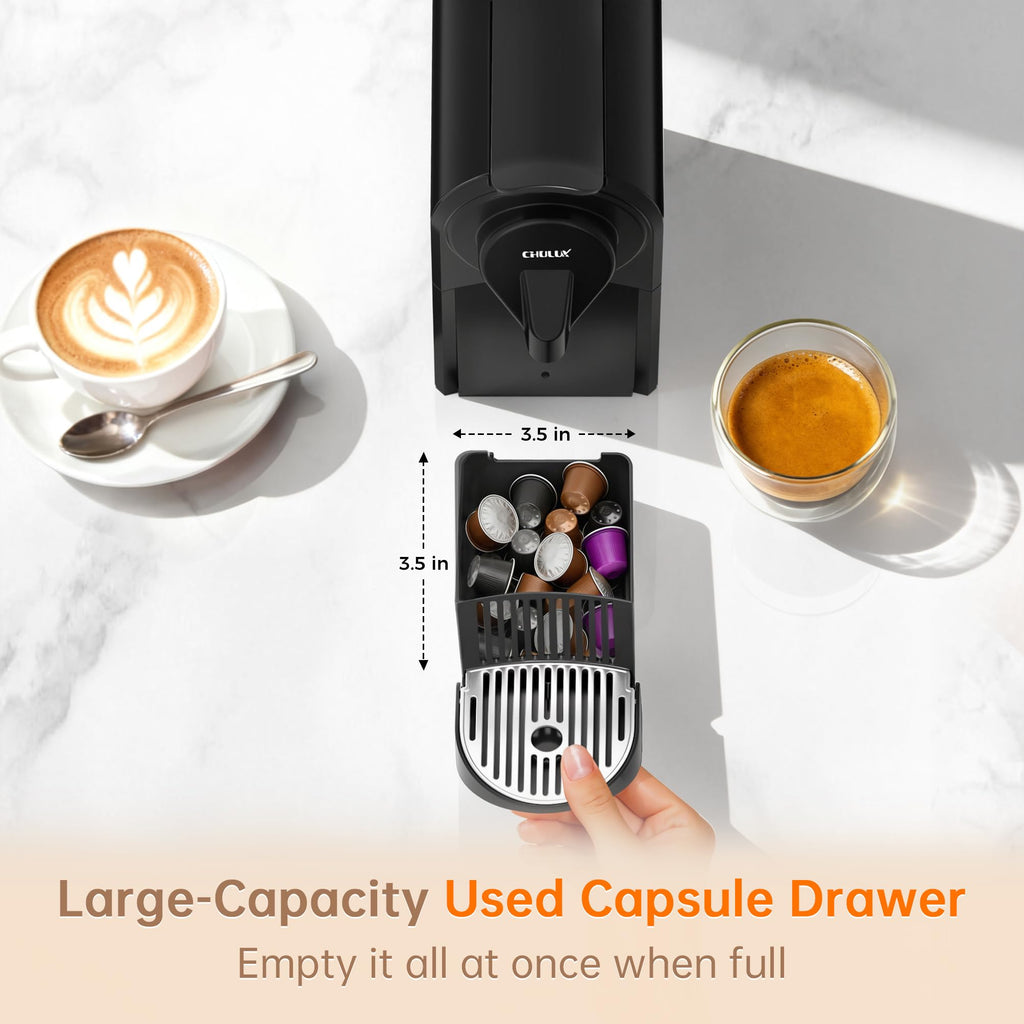 Single Serve Espresso Machine Black T83555