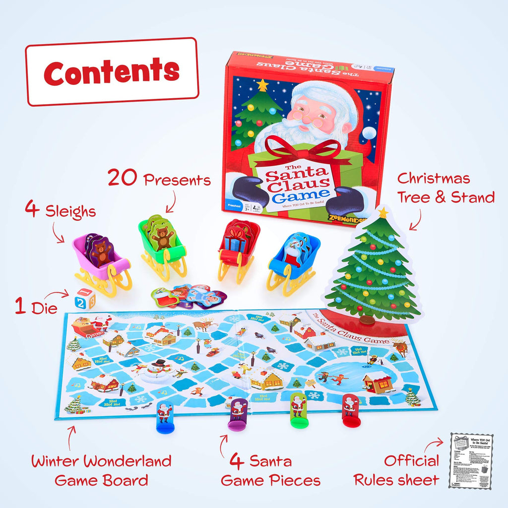 Santa Claus Christmas Board Game C37566