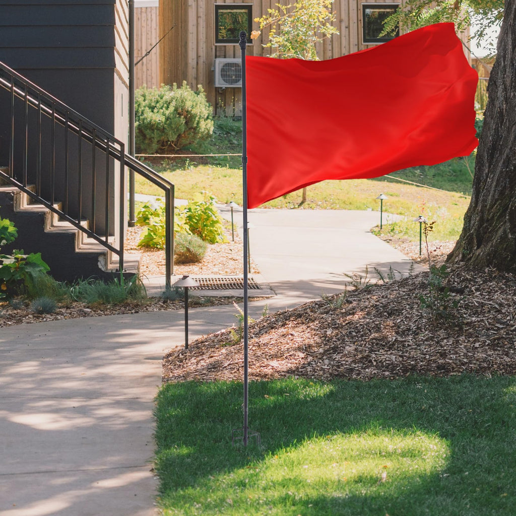 Stainless Steel Flag Pole Base with 5 Prongs M6343