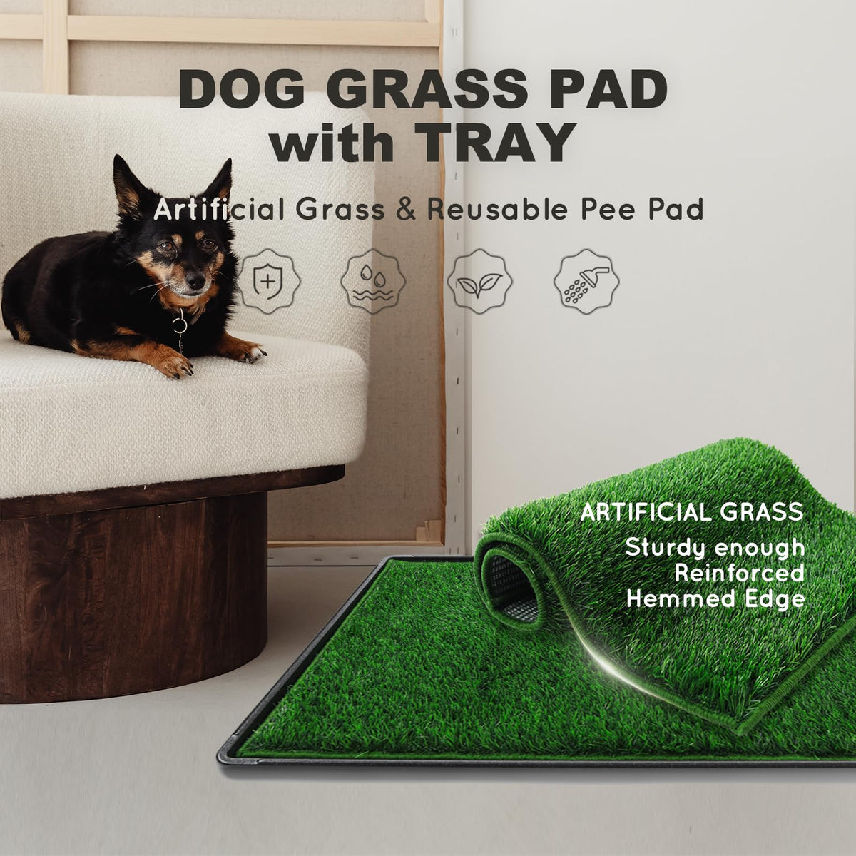 Dog Grass Pad with Tray G909894