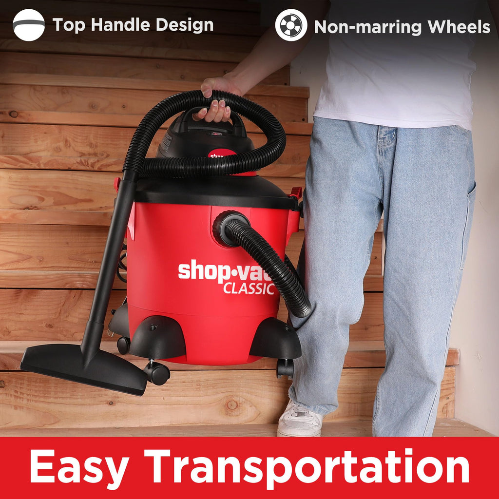 8 Gallon 4.5-Peak HP Wet/Dry Vacuum T89392