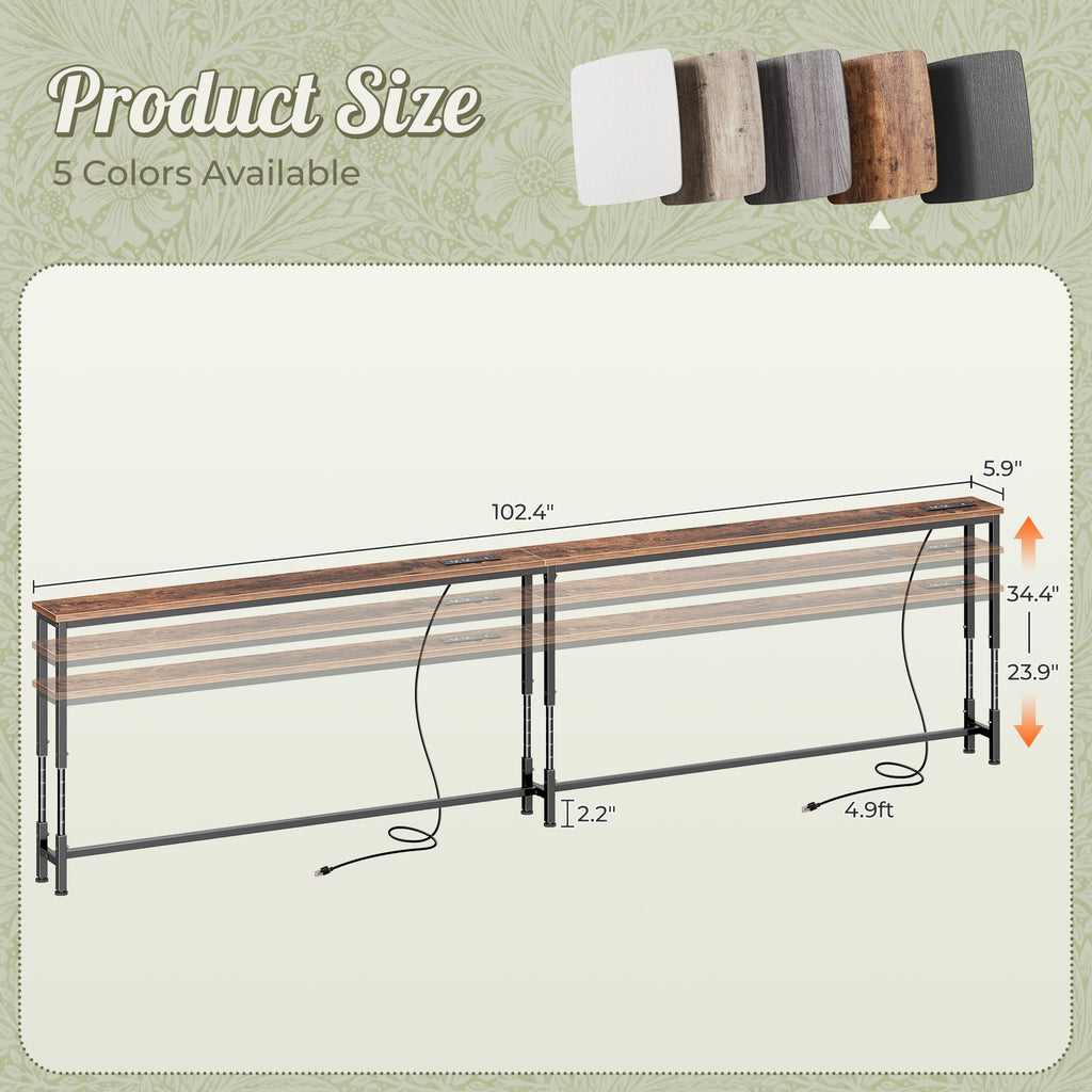 Sofa Table with Power Outlets X84764