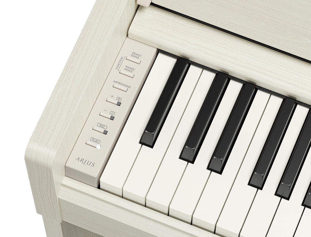 88-Key Weighted Digital Piano with 3-Pedal Unit in White Birch S250