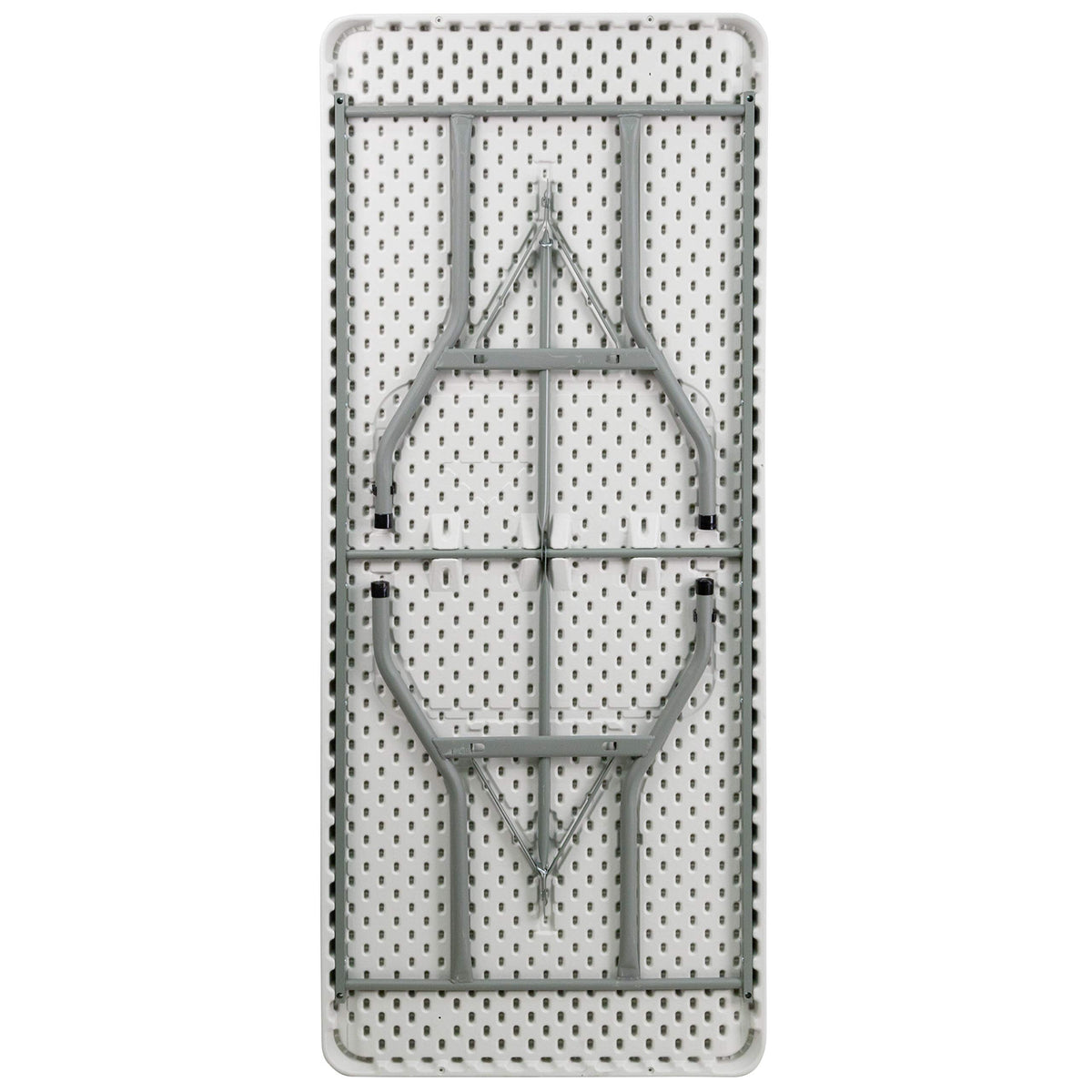 6-Foot Heavy Duty Plastic Folding Table with Carrying Handles B4217