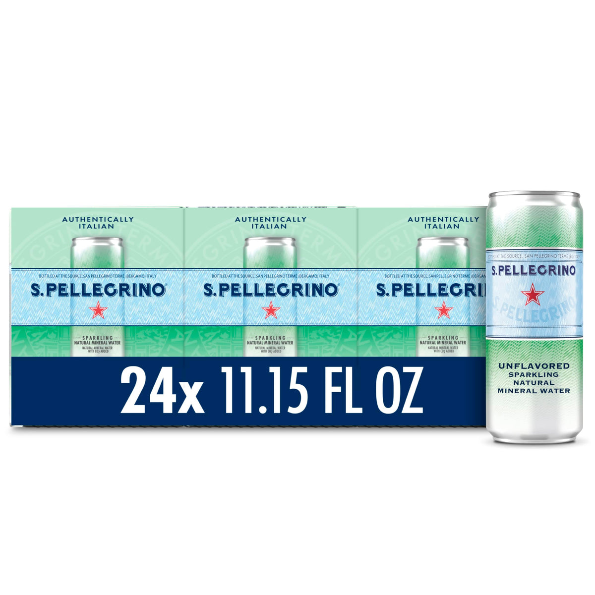 Sparkling Natural Mineral Water 11.15 Fl. Oz (Pack of 24) D850930