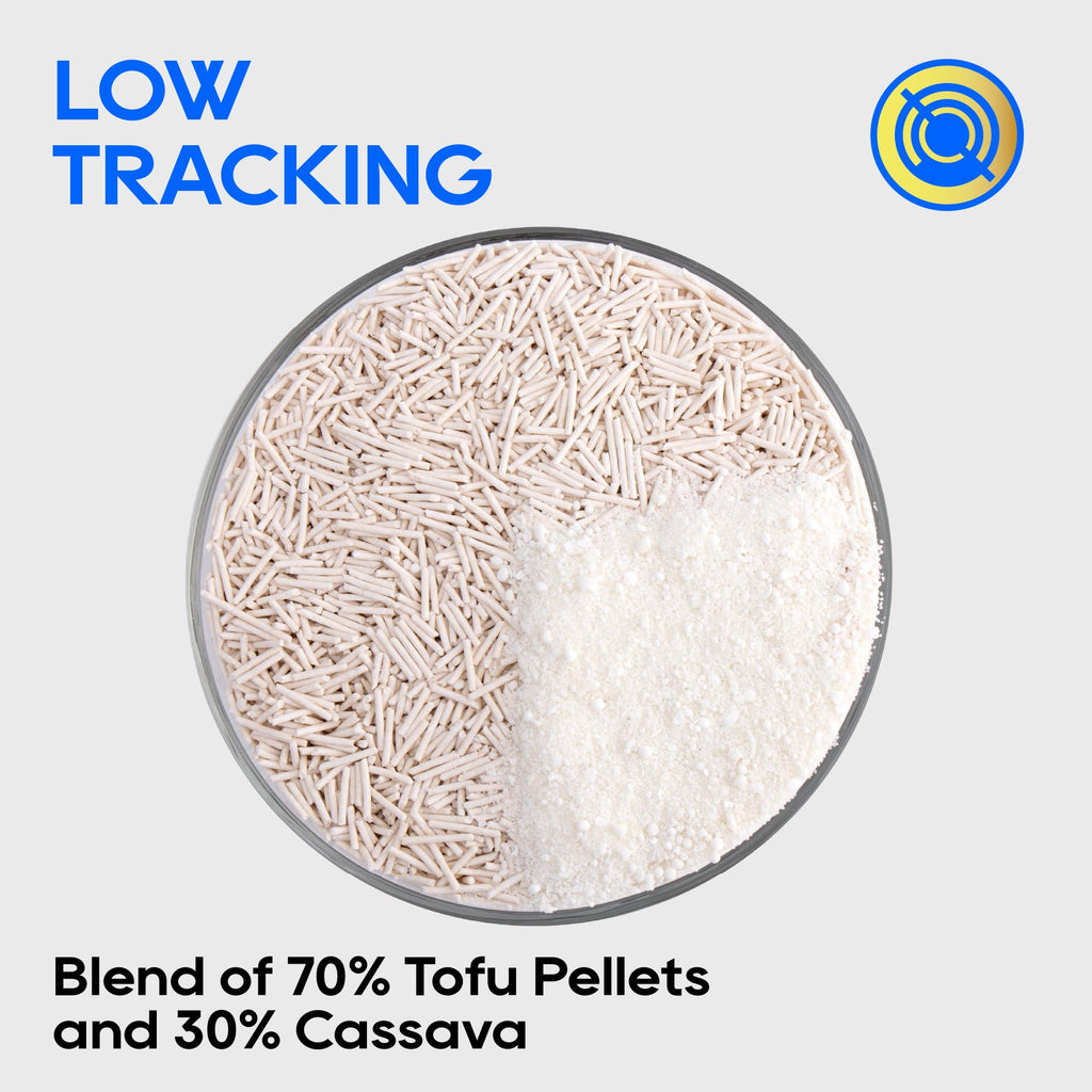 Cassava Tofu Mixed Cat Litter Quick Clumping Low Dust 6 Lbs Z1924