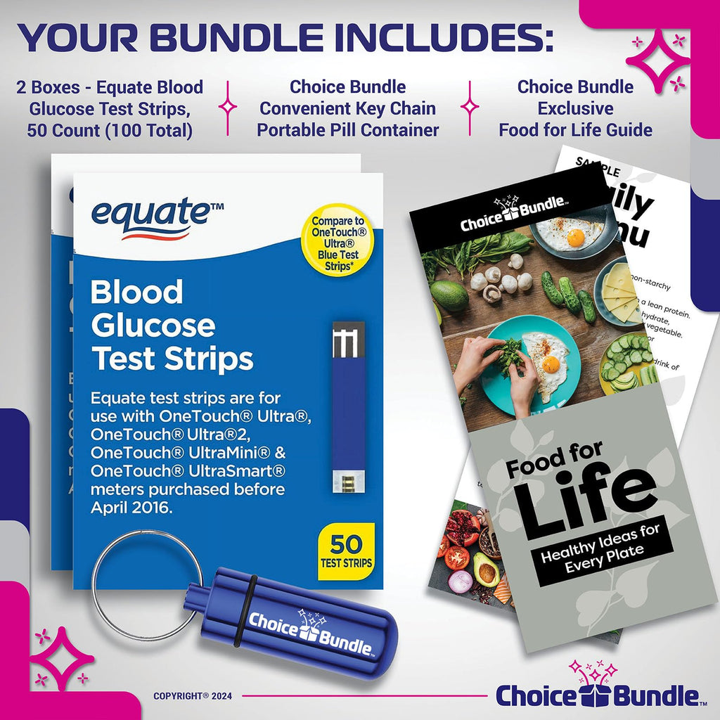 Blood Glucose Test Strips 100 Total J326