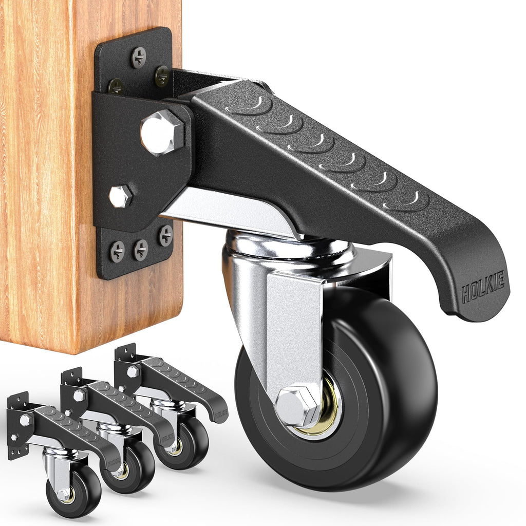 Heavy Duty Retractable Casters 700 lbs 4 Casters K7584