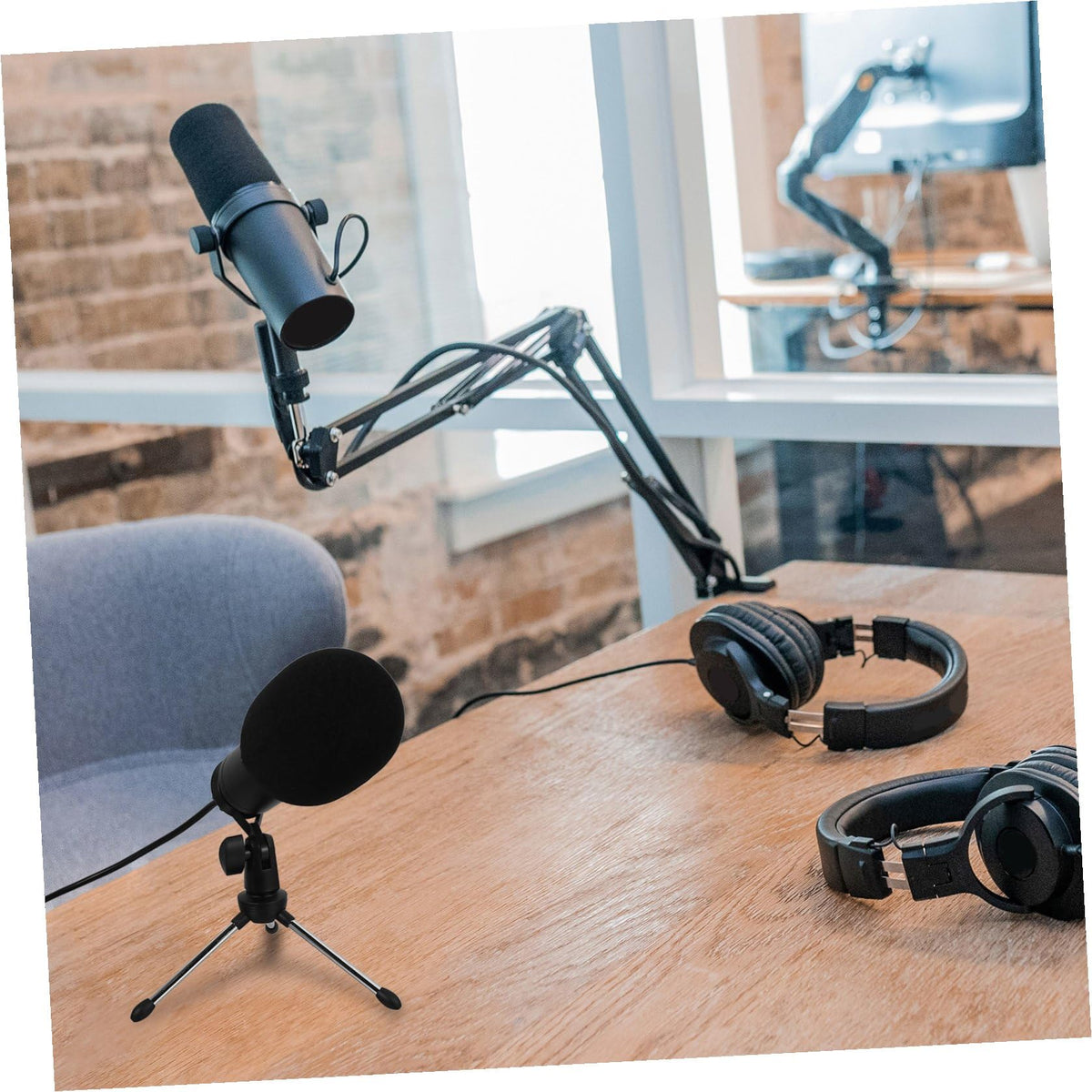 USB Condenser Microphone with Tripod Stand and USB Cable B250