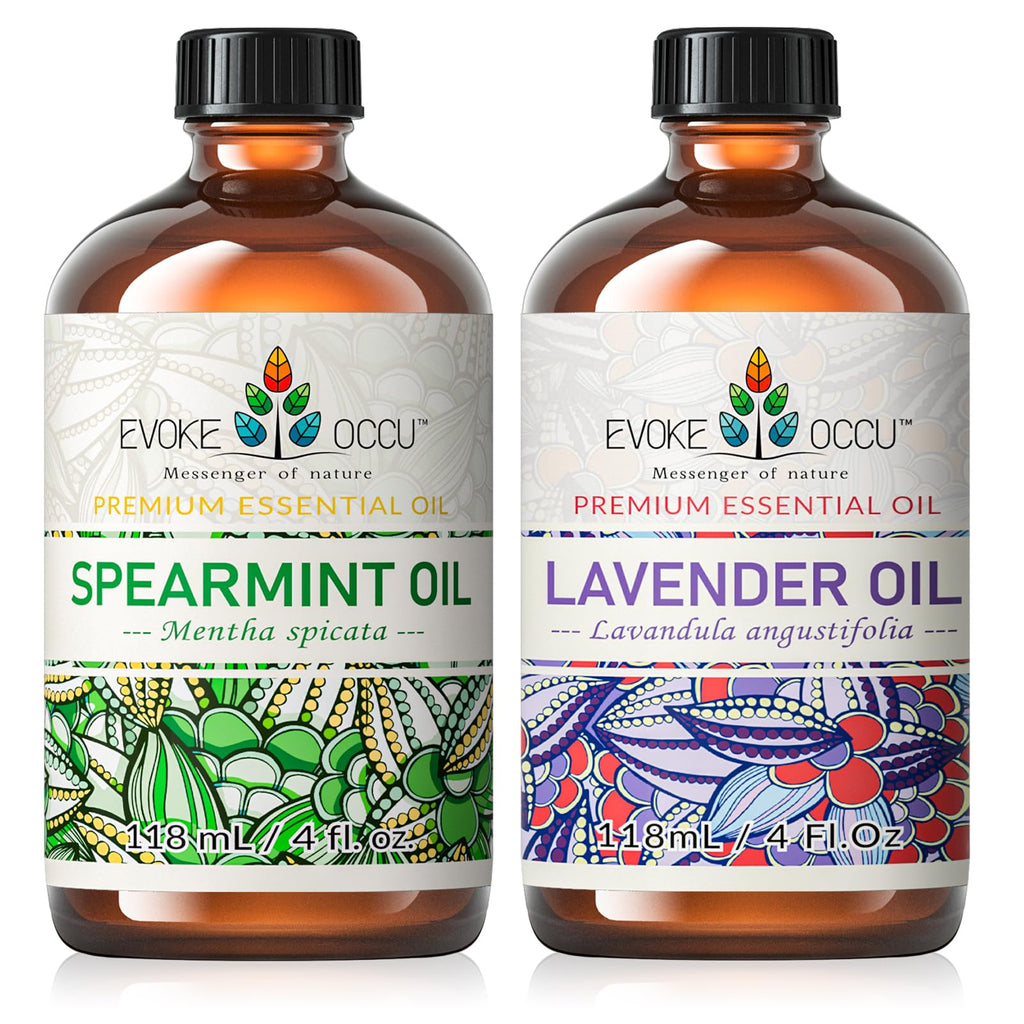 Spearmint and Lavender Essential Oil 4 Fl Oz J794