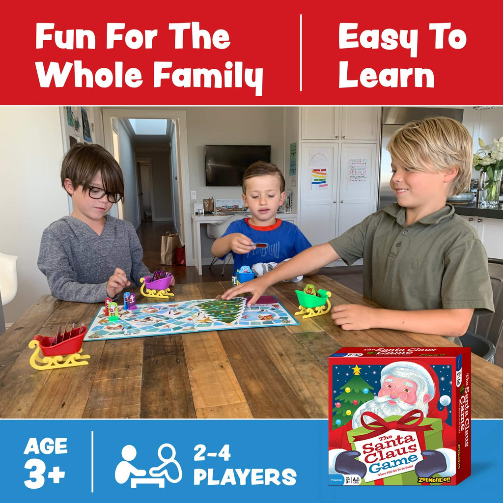 Santa Claus Christmas Board Game C37566