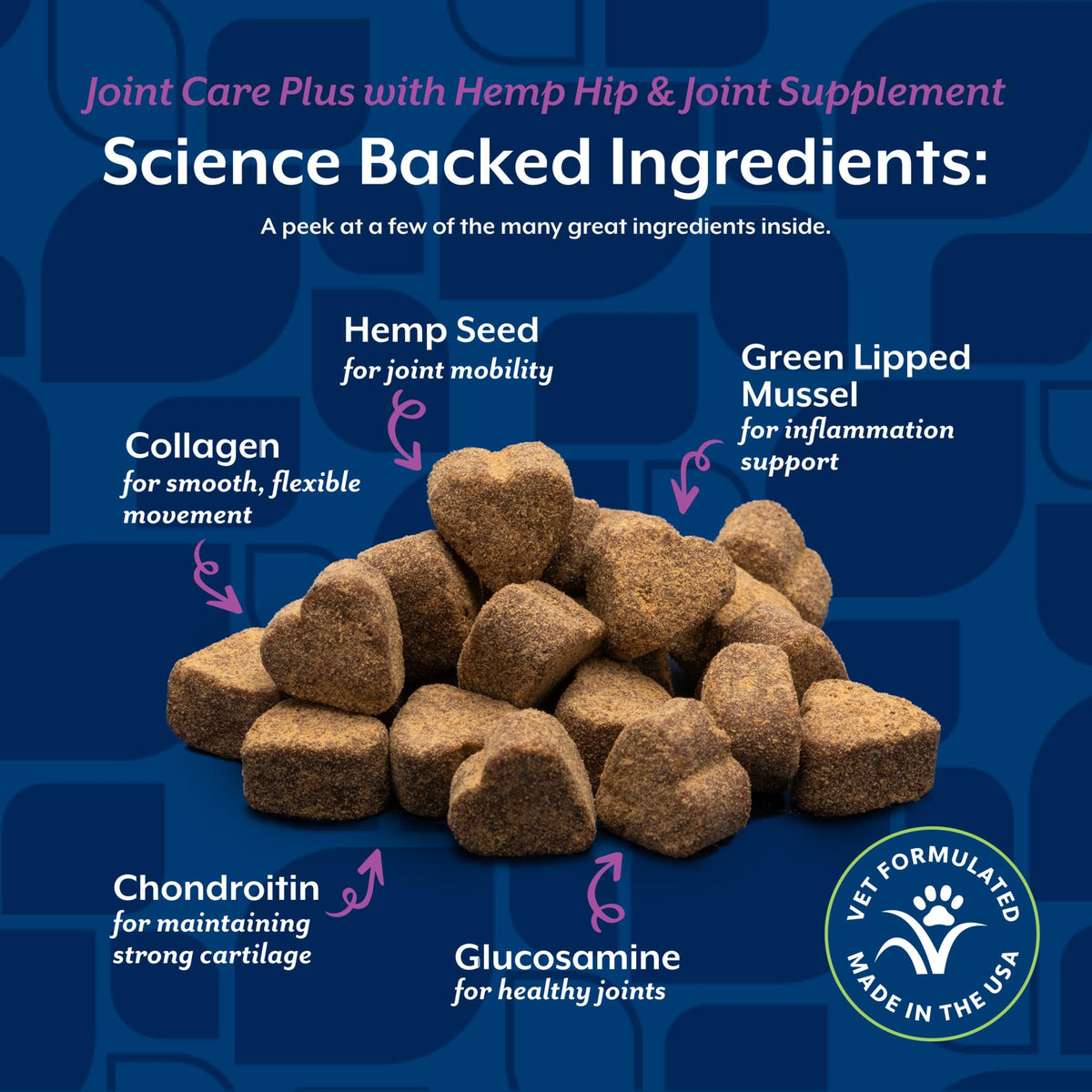 Hip & Joint Supplement for Dogs 120ct D3460