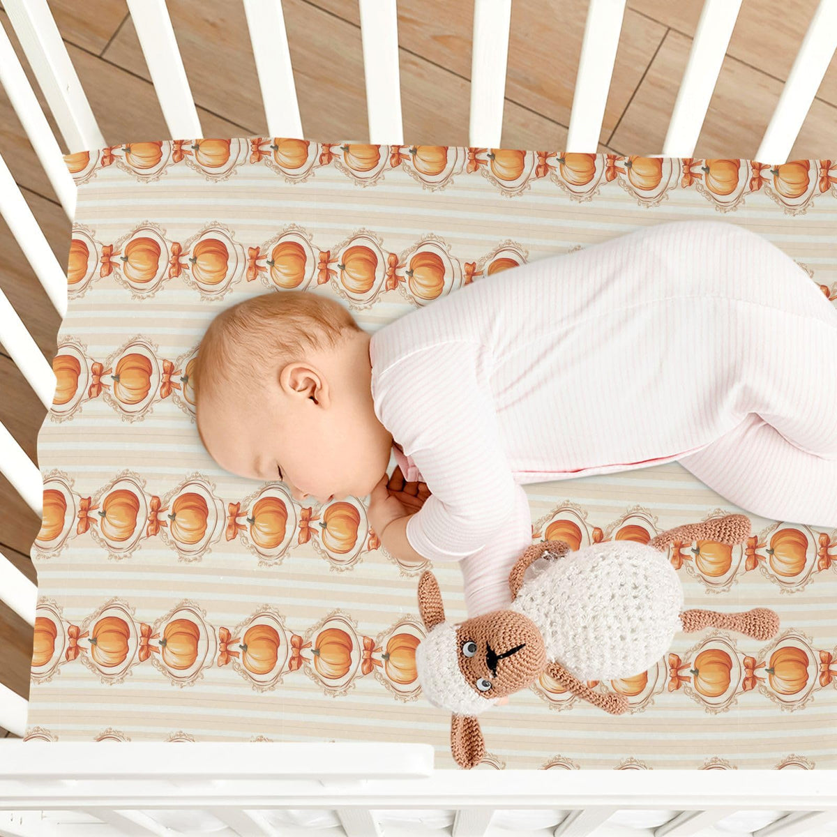 Soft Breathable Microfiber Crib Sheet J512