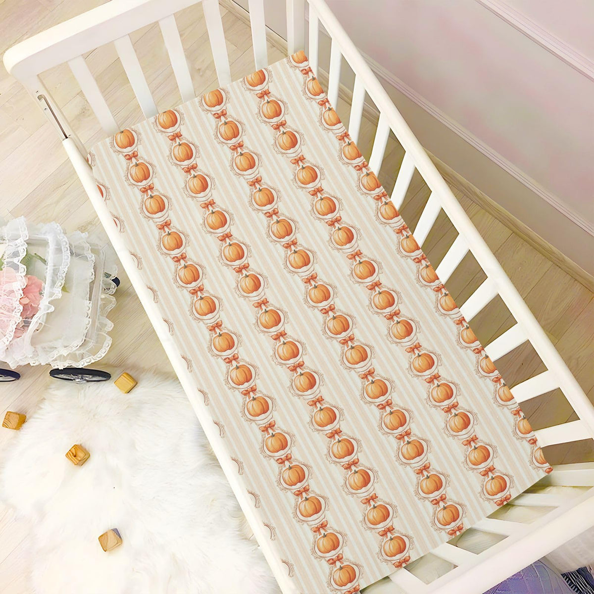 Soft Breathable Microfiber Crib Sheet J512
