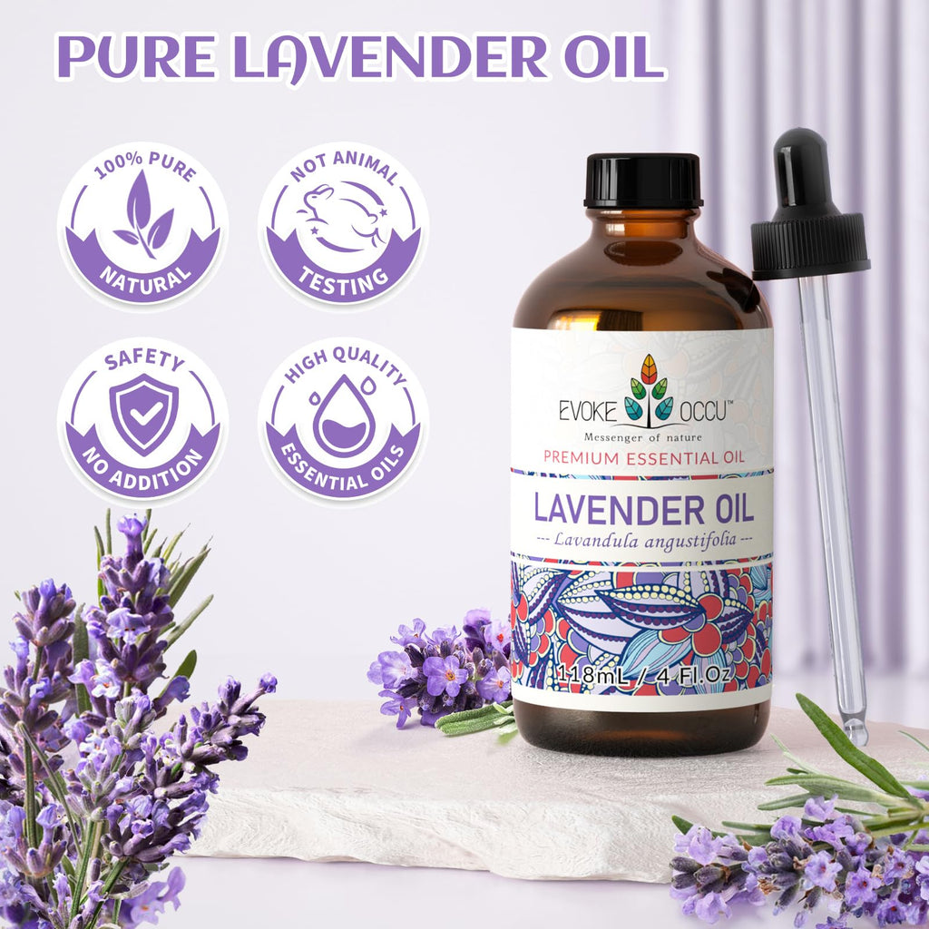 Spearmint and Lavender Essential Oil 4 Fl Oz J794