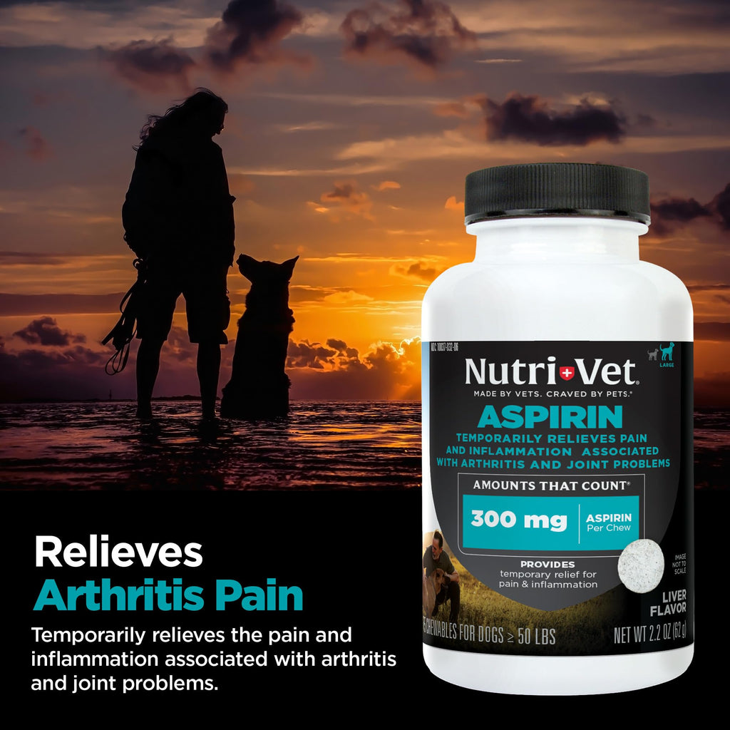 Aspirin Tablets for Large Dogs 300mg 75 Count Q1302