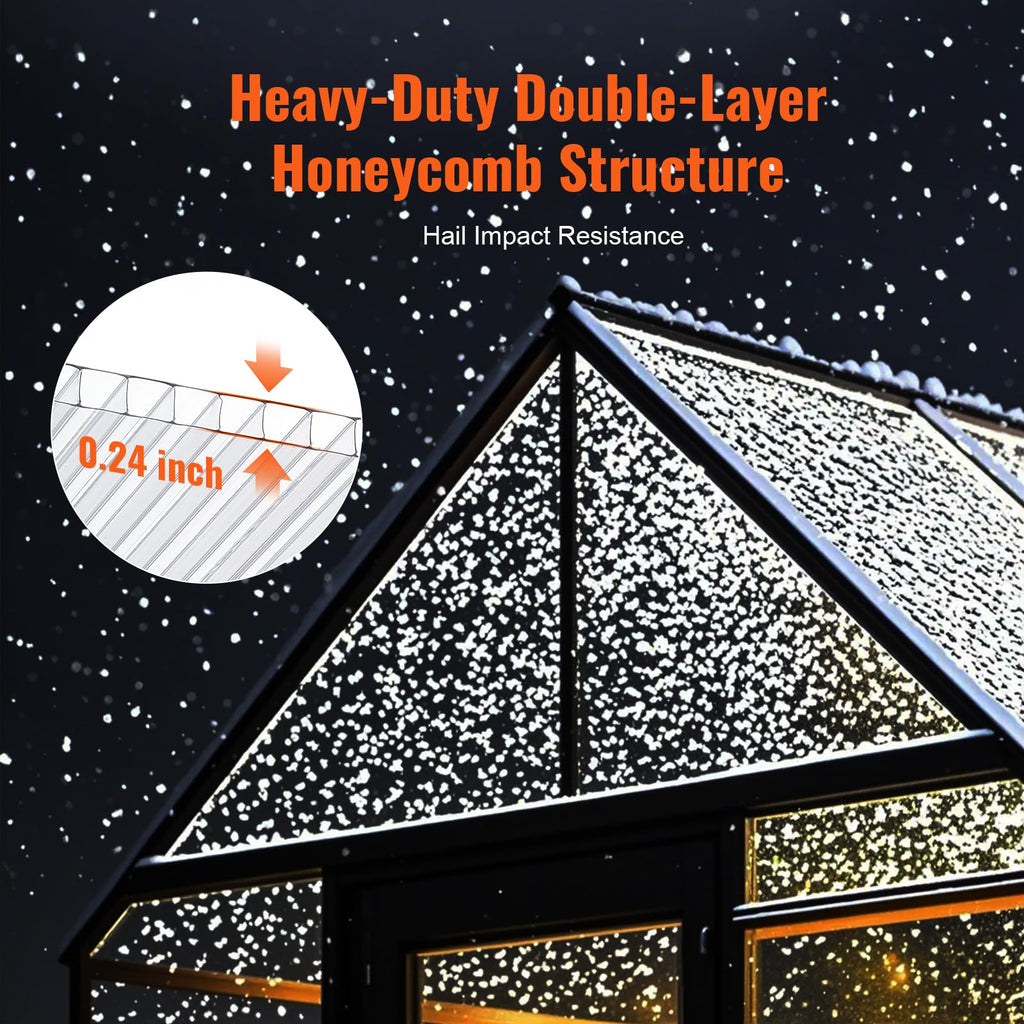 12 Pack Polycarbonate Greenhouse Panels S2979
