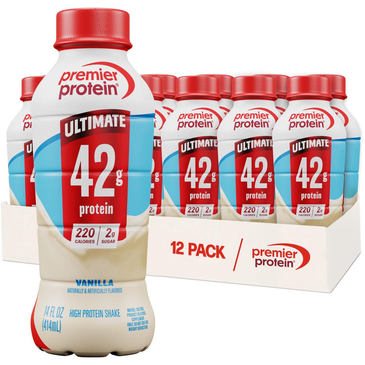 Vanilla 42g High Protein Shake 12 Pack S873690