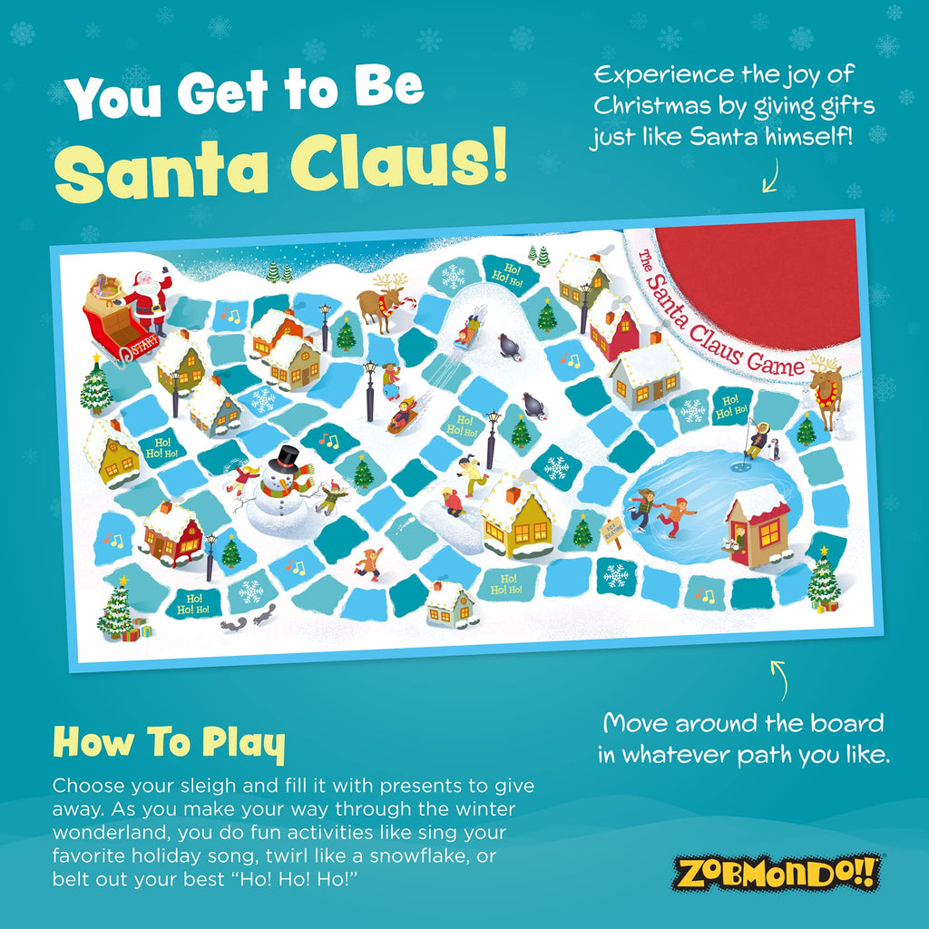 Santa Claus Christmas Board Game C37566