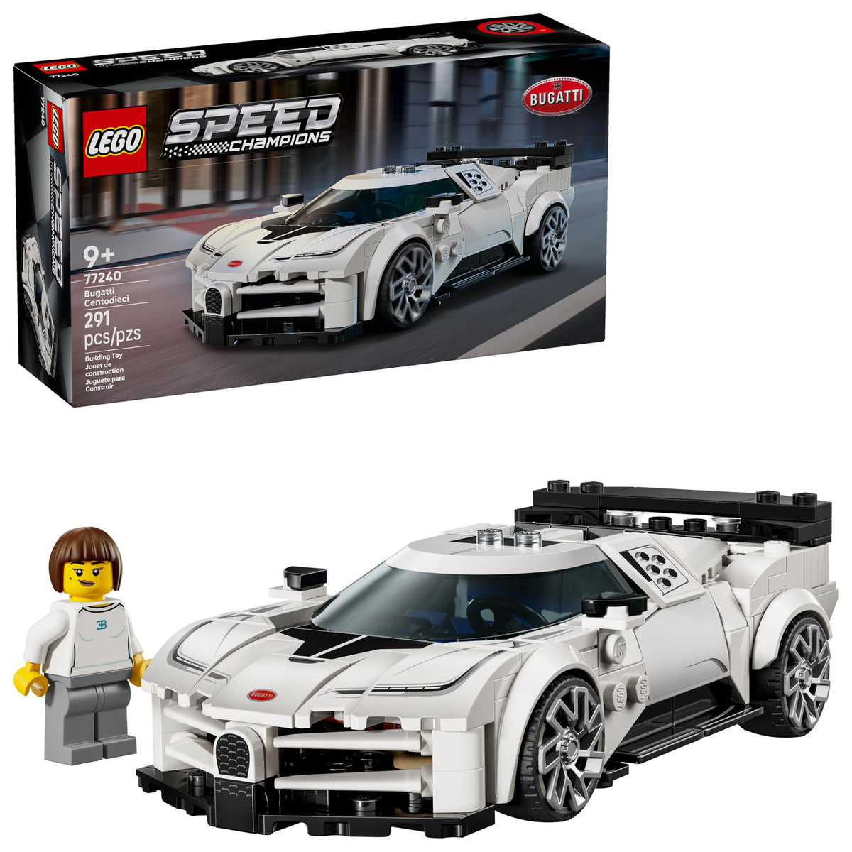 Bugatti Centodieci Hyper Sports Car Toy Model Kit J91633