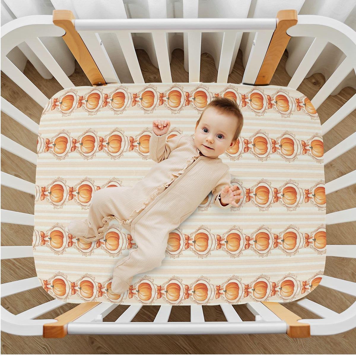 Soft Breathable Microfiber Crib Sheet J512