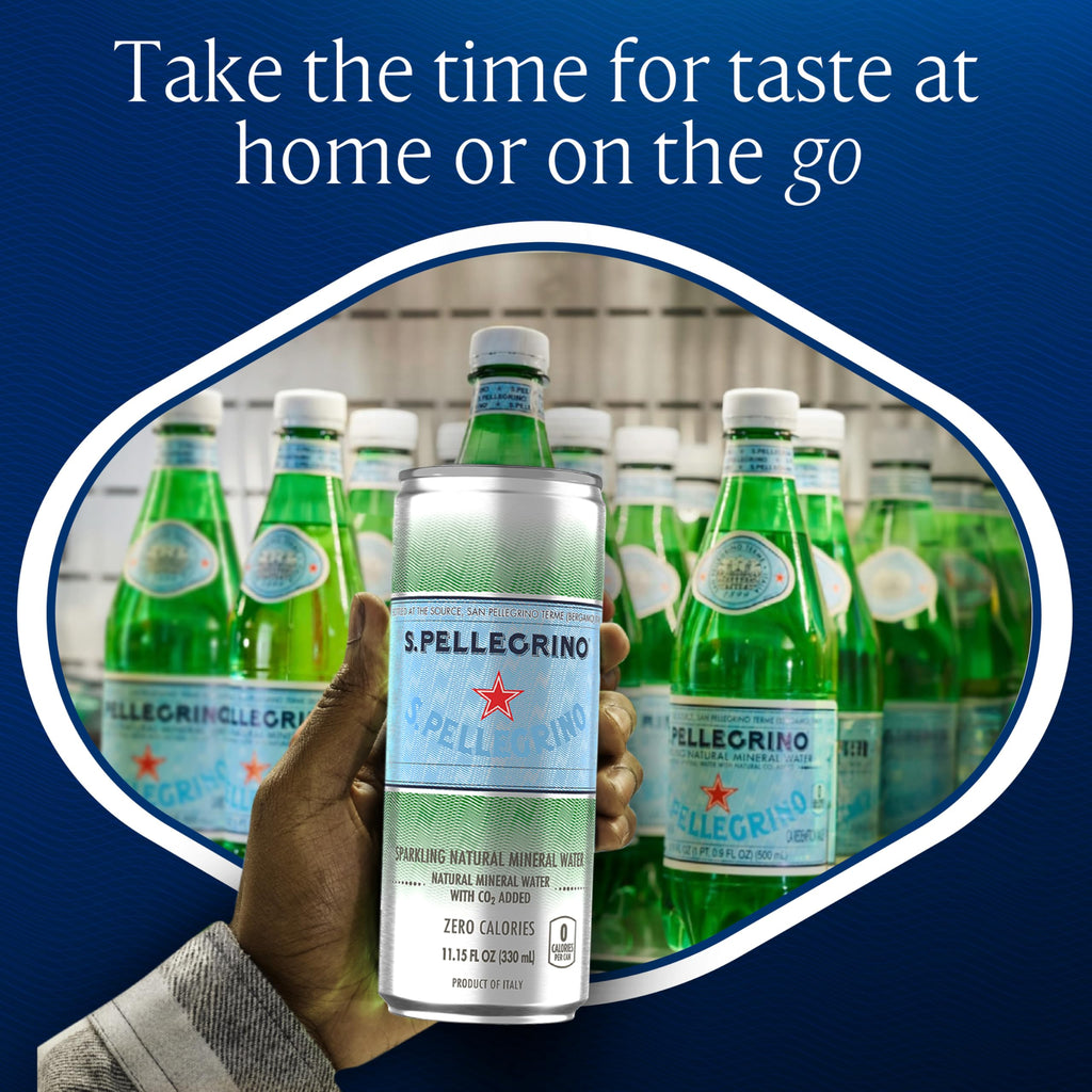 Sparkling Natural Mineral Water 11.15 Fl. Oz (Pack of 24) D850930