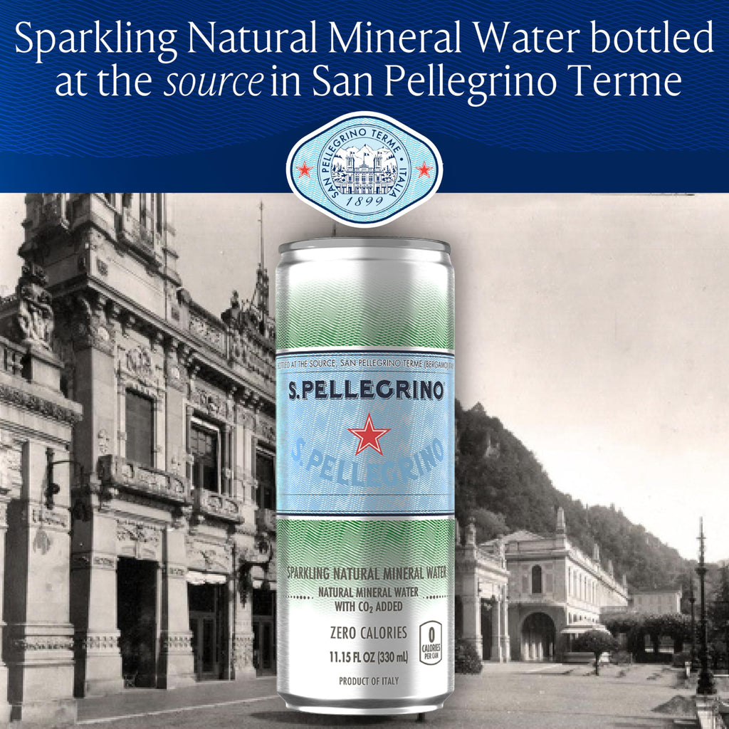 Sparkling Natural Mineral Water 11.15 Fl. Oz (Pack of 24) D850930