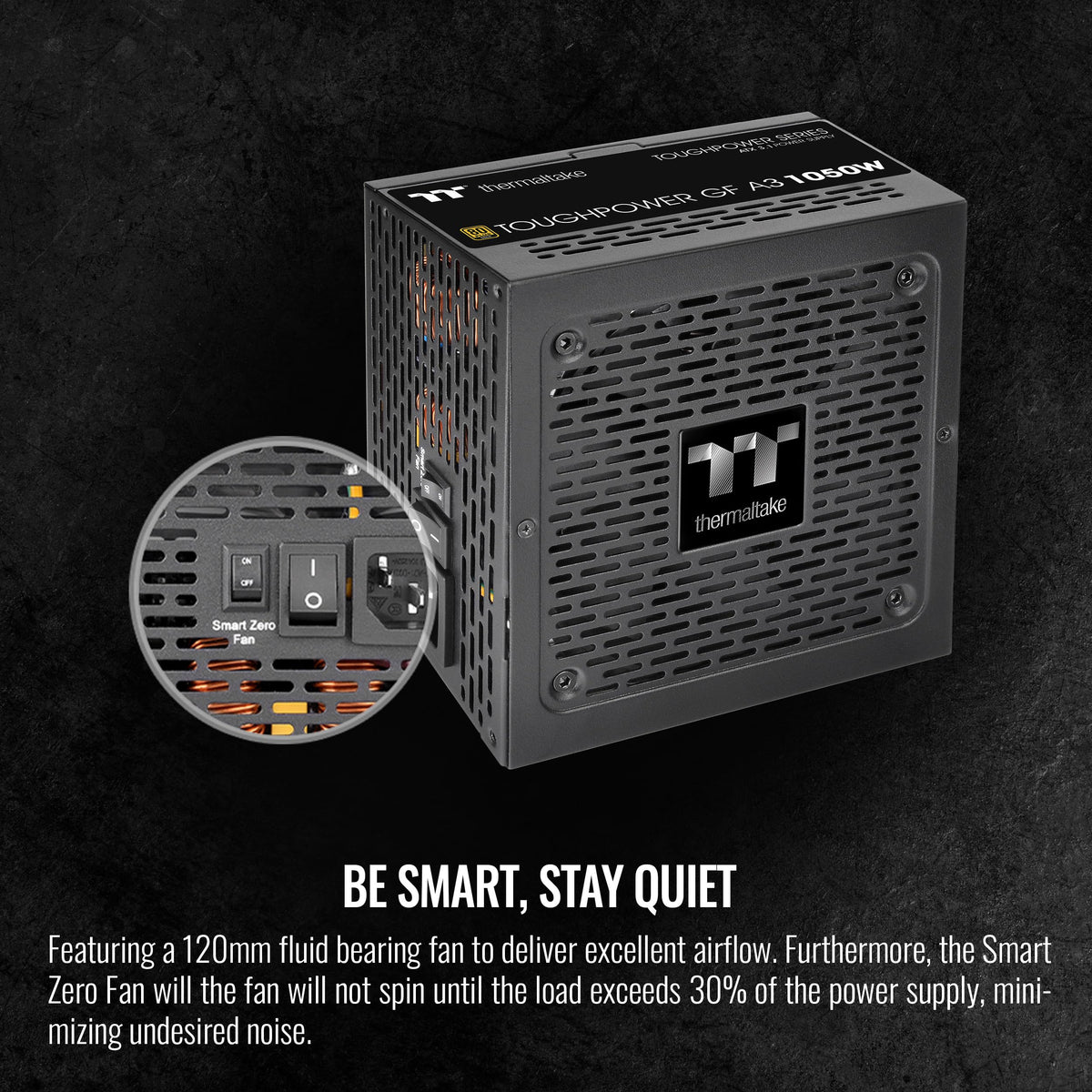 1050W 80+ Gold ATX 3.1 Power Supply K534