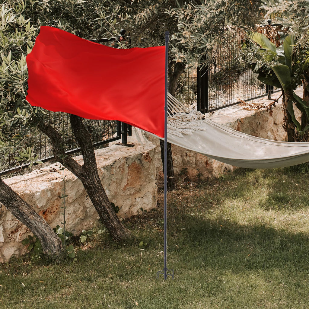 Stainless Steel Flag Pole Base with 5 Prongs M6343