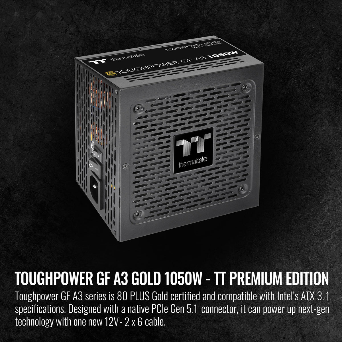 1050W 80+ Gold ATX 3.1 Power Supply K534